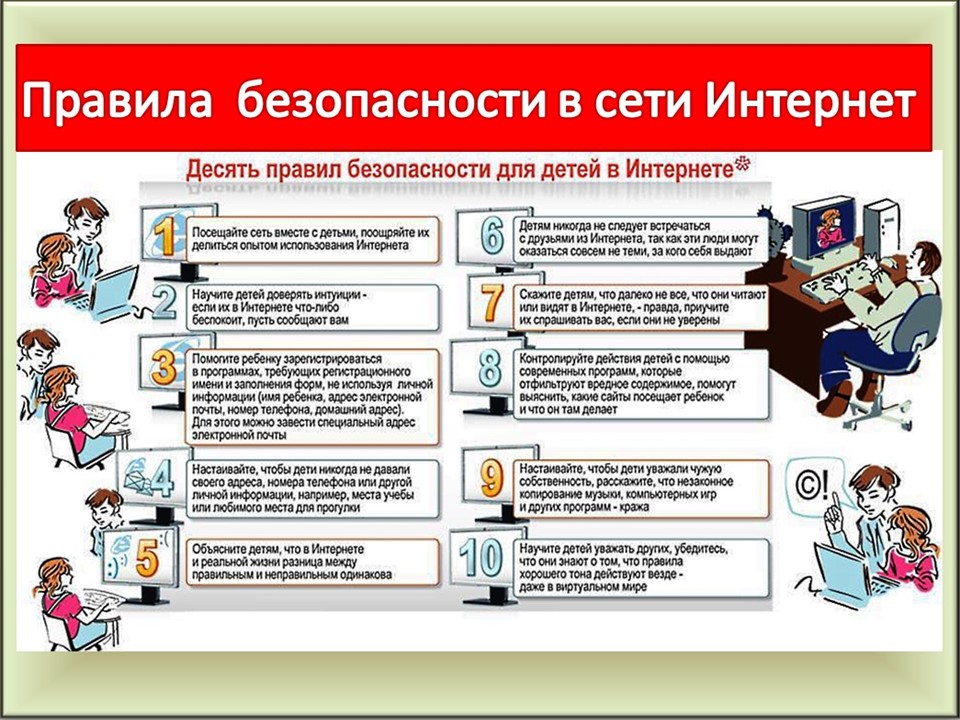 Правила безопасности в сети интернет